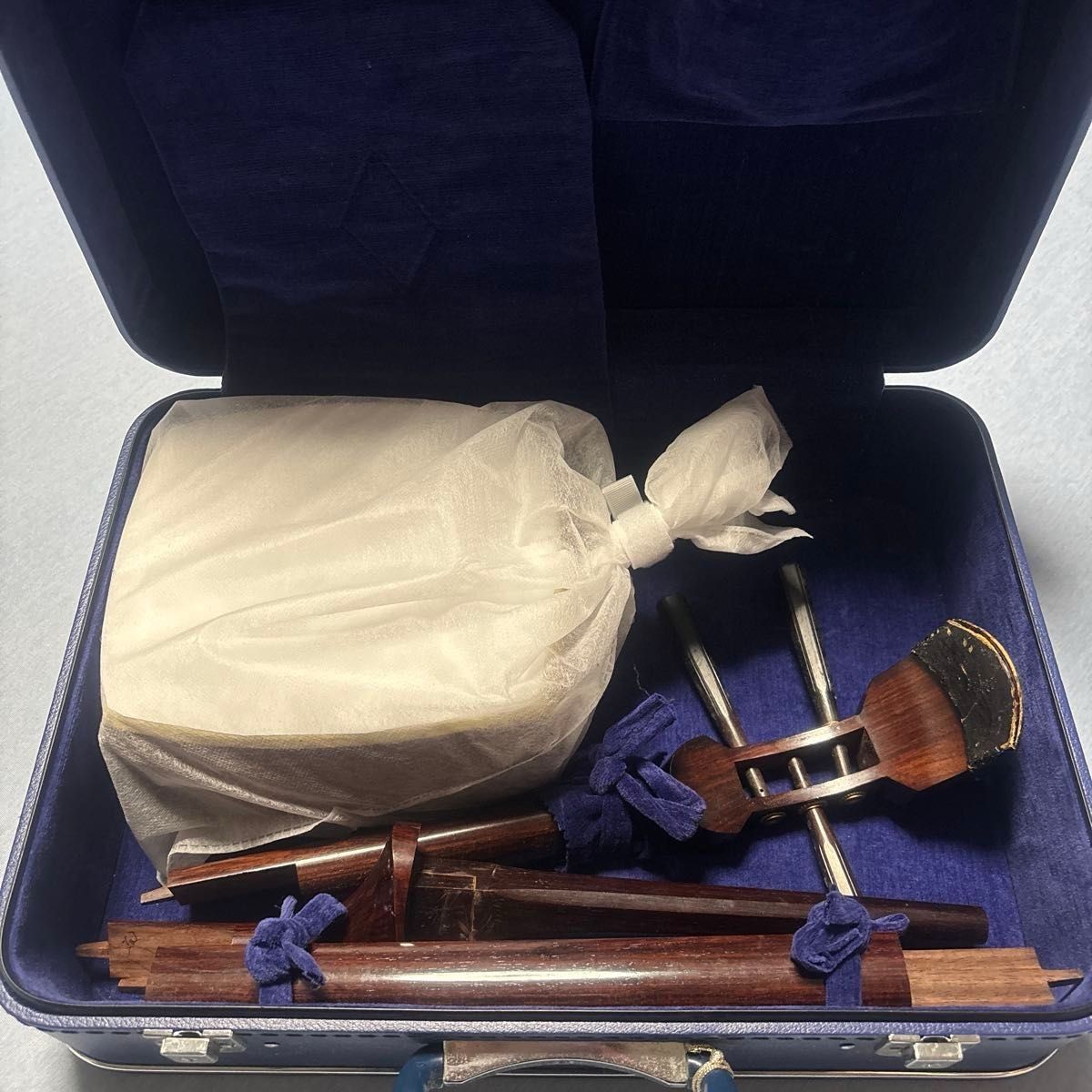 Hosozao Shamisen Japanese Traditional Musical Instrument with Hard Case