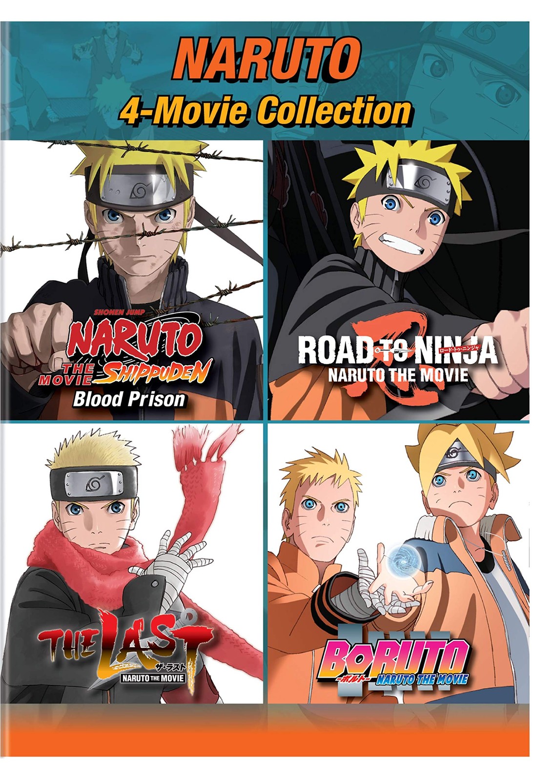 Naruto: 4-Movie Collection (DVD)