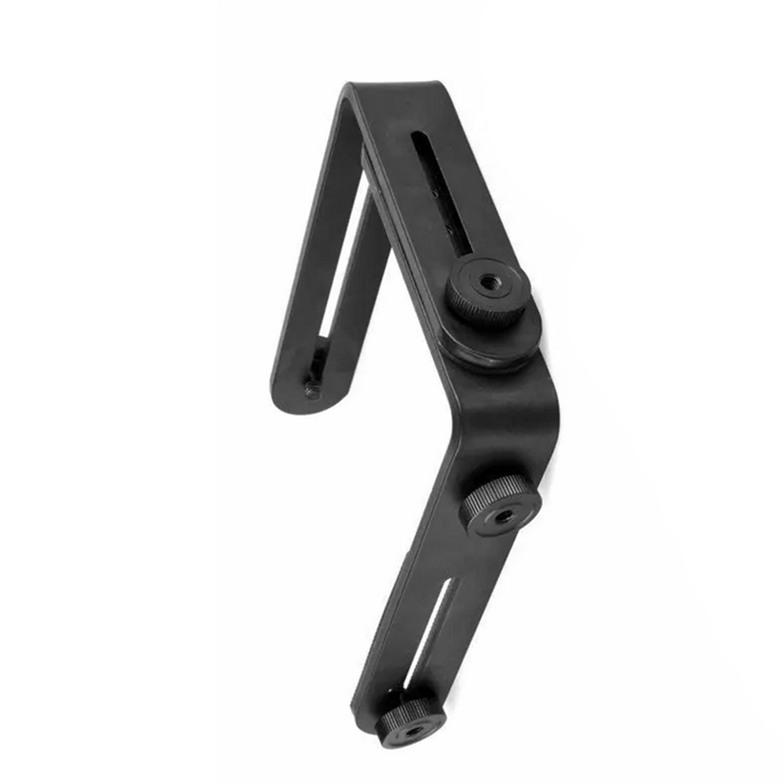 Camera Holder L Shaped Flash Black Aluminum Bracket For Camera&Speedlite Flash