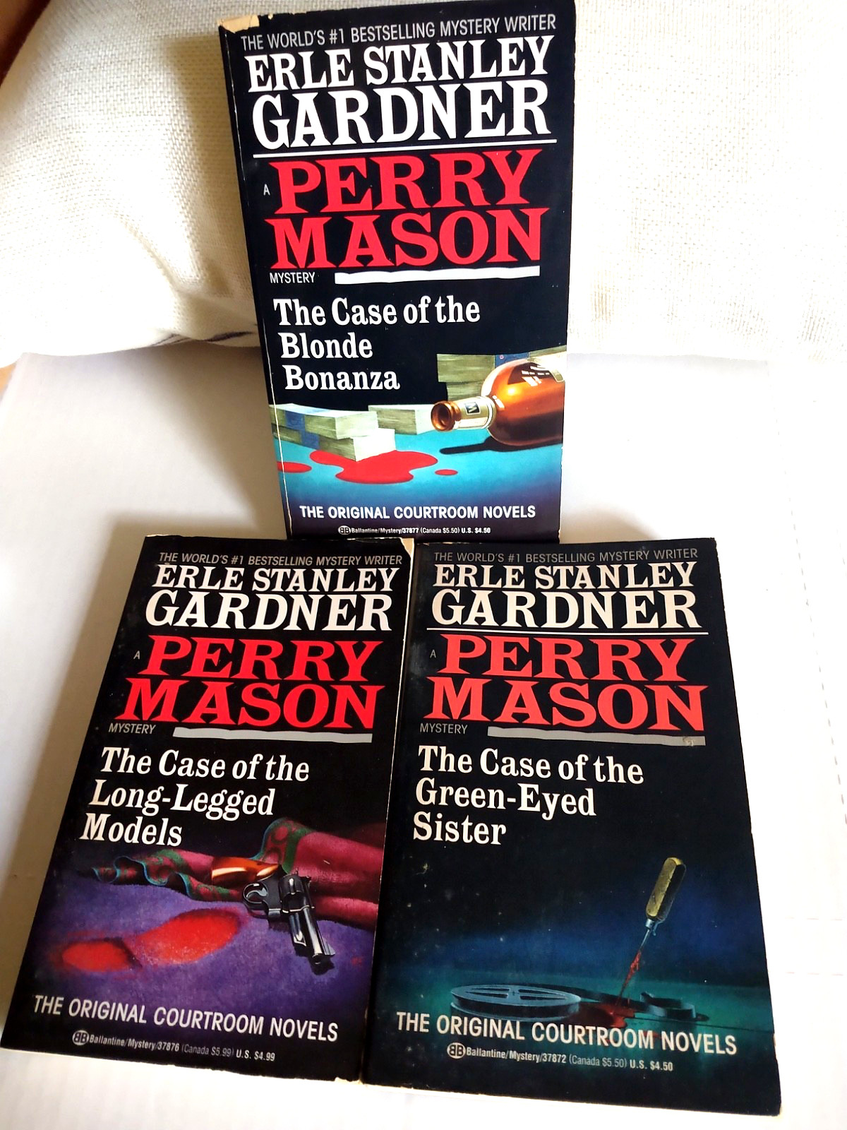 Erle Stanley Gardner. Lot of 3, THE CASE OF THE BLONDE BONANZA 1962+2,Acceptable