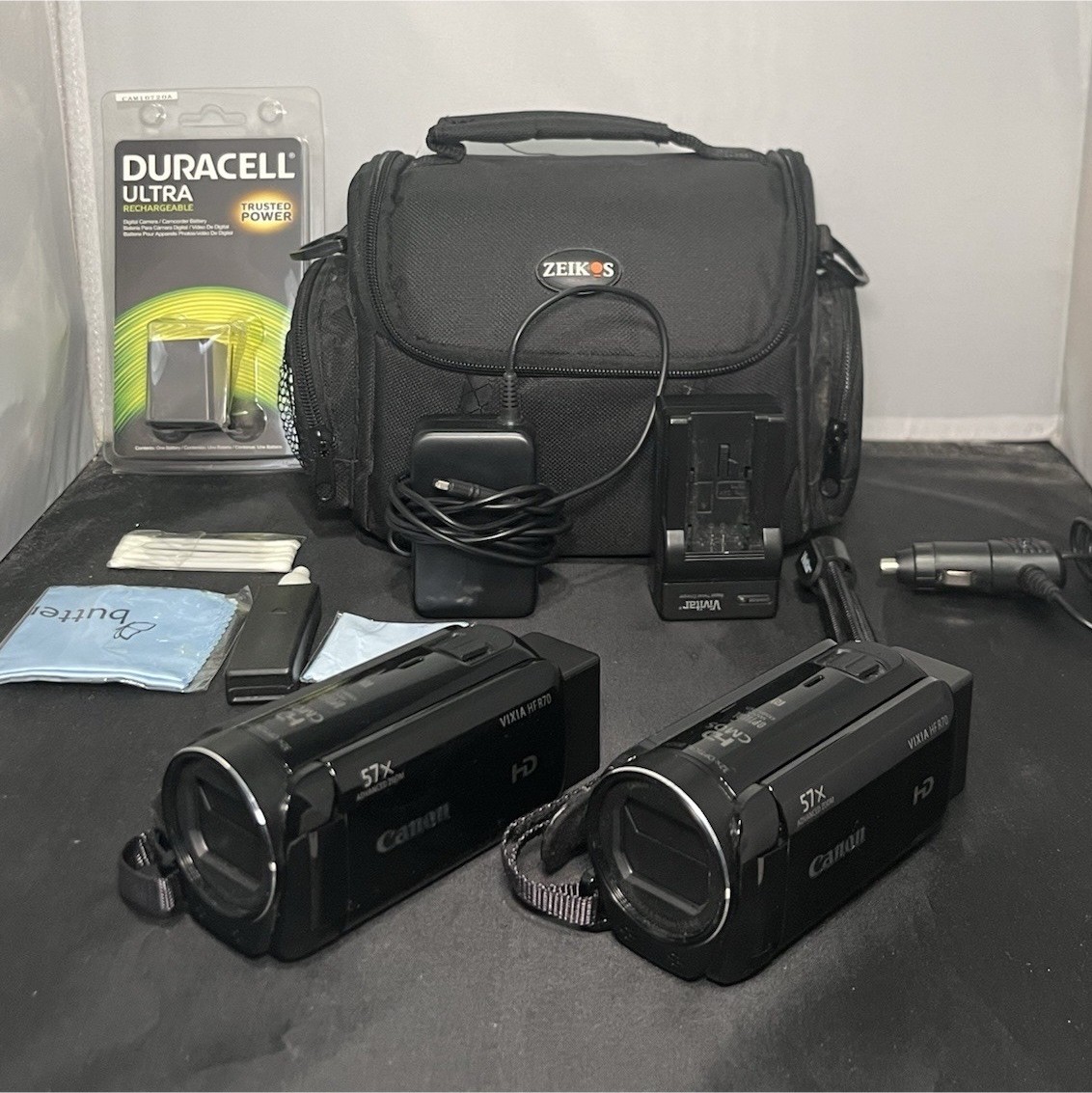 Canon VIXIA HF R70 HD Camcorder 57x Optical Zoom LCD Wi-Fi Black Removable