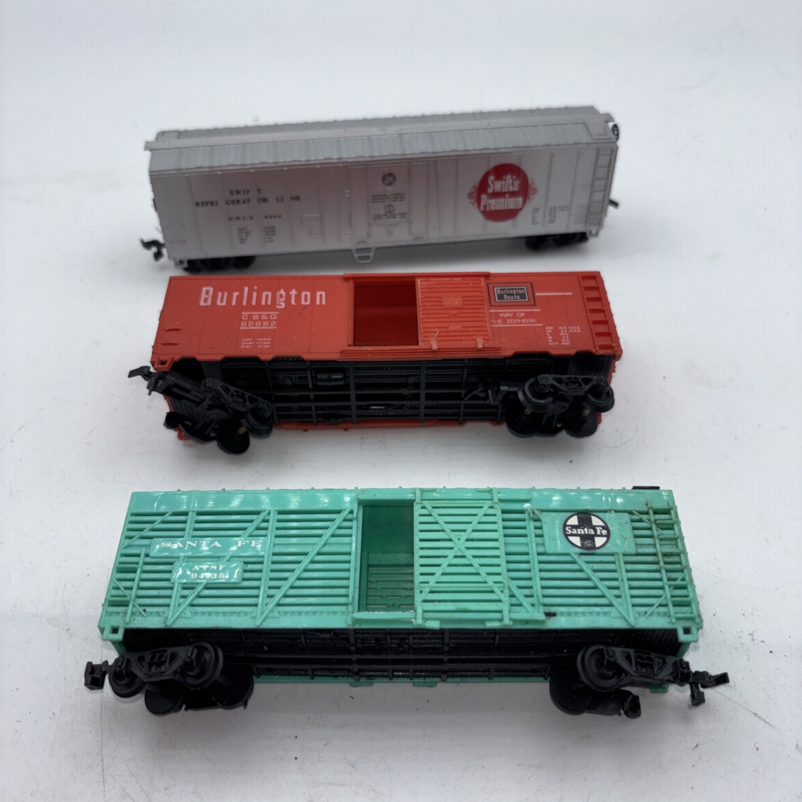 train cars lot of Three