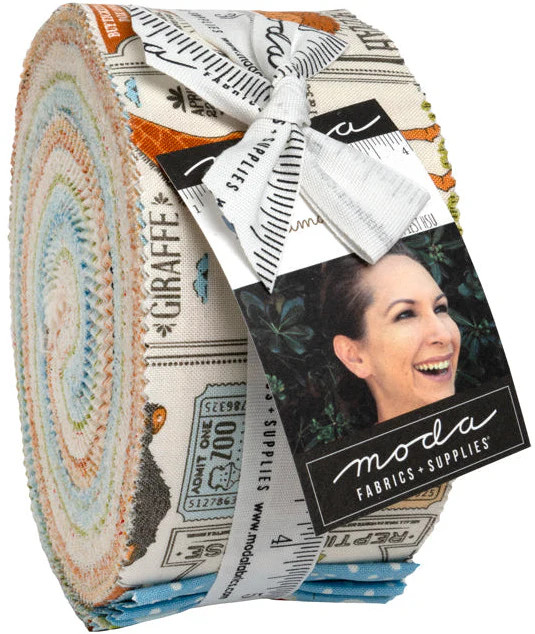 Moda - Animal Park Fun Jelly Roll by Stacy Iest Hsu 40 pcs