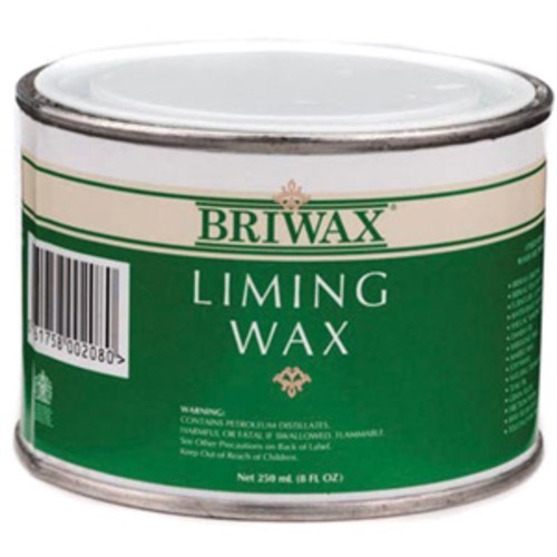 Liming Wax by Briwax, Adds White Grained Finish to Wood, 8 Fl. Oz. / 250 ML