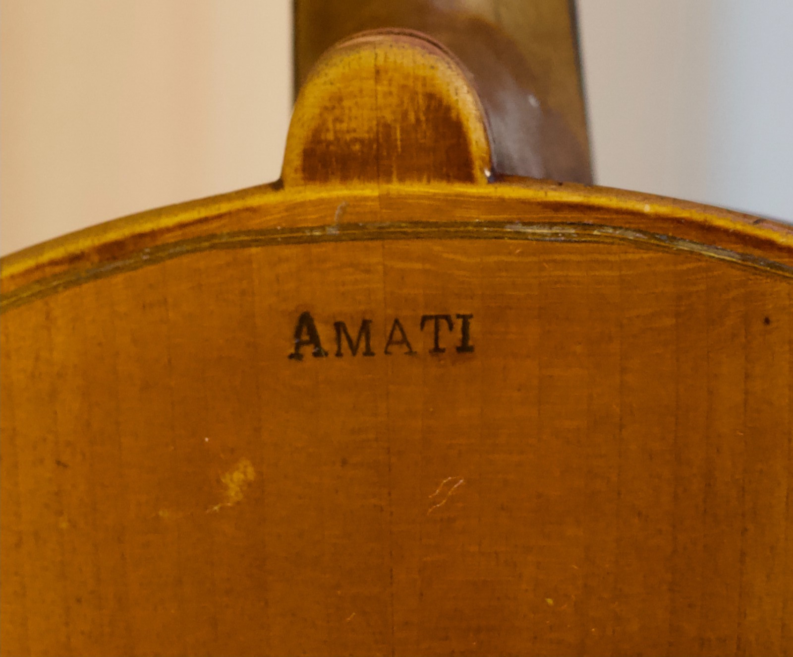 old 4/4 violin Geige viola cello Bratsche fiddle labeled BAP. ROGERIUS Nr. 360