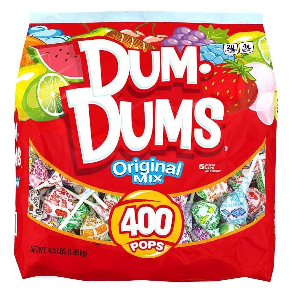 Dum Dums Original Mix – 400 ct Bulk Bag
