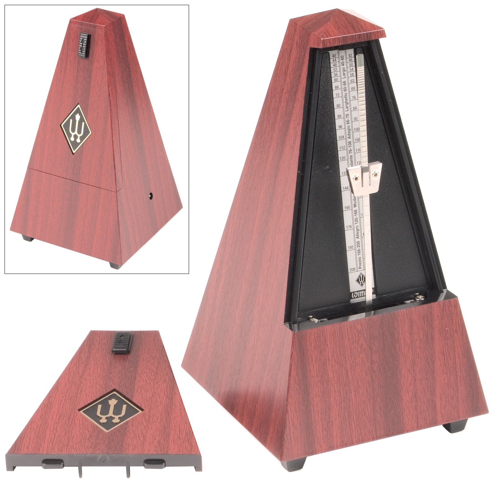 Wittner Traditional Metronome: Plastic Mahogany