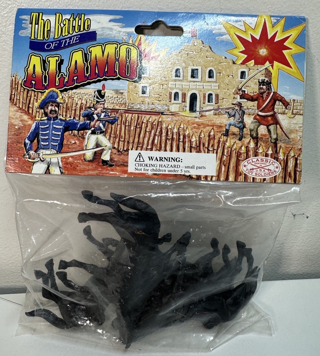 Classic Toy Soldier Battle of the Alamo Black Horse Figures NEW