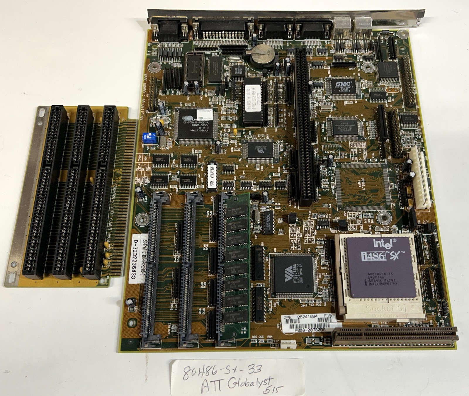 AT&T Globalyst Motherboard Intel 80486-SX-33