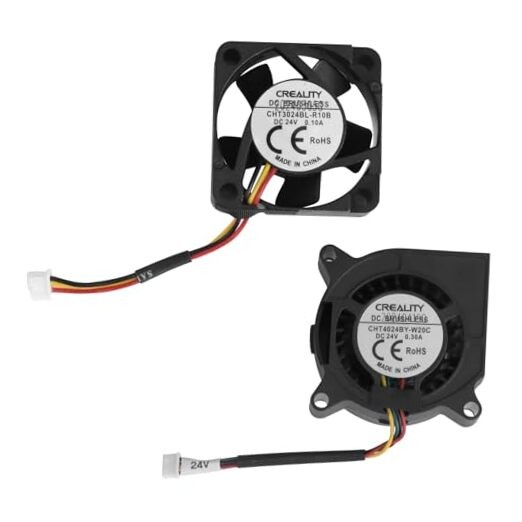 Creality Official K1 SE Extruder Fans, K1C DC 24V 4020 Fans for K1C/K1 MAX