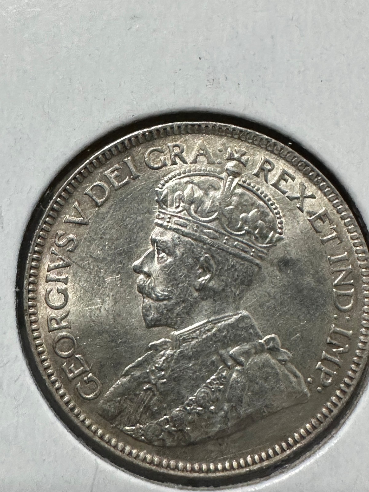 1919 Canada Twenty Five Cents  Mid--Upper AU