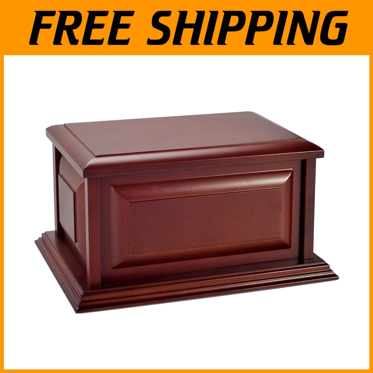 Professional Cremation Urn - Cherry Finish