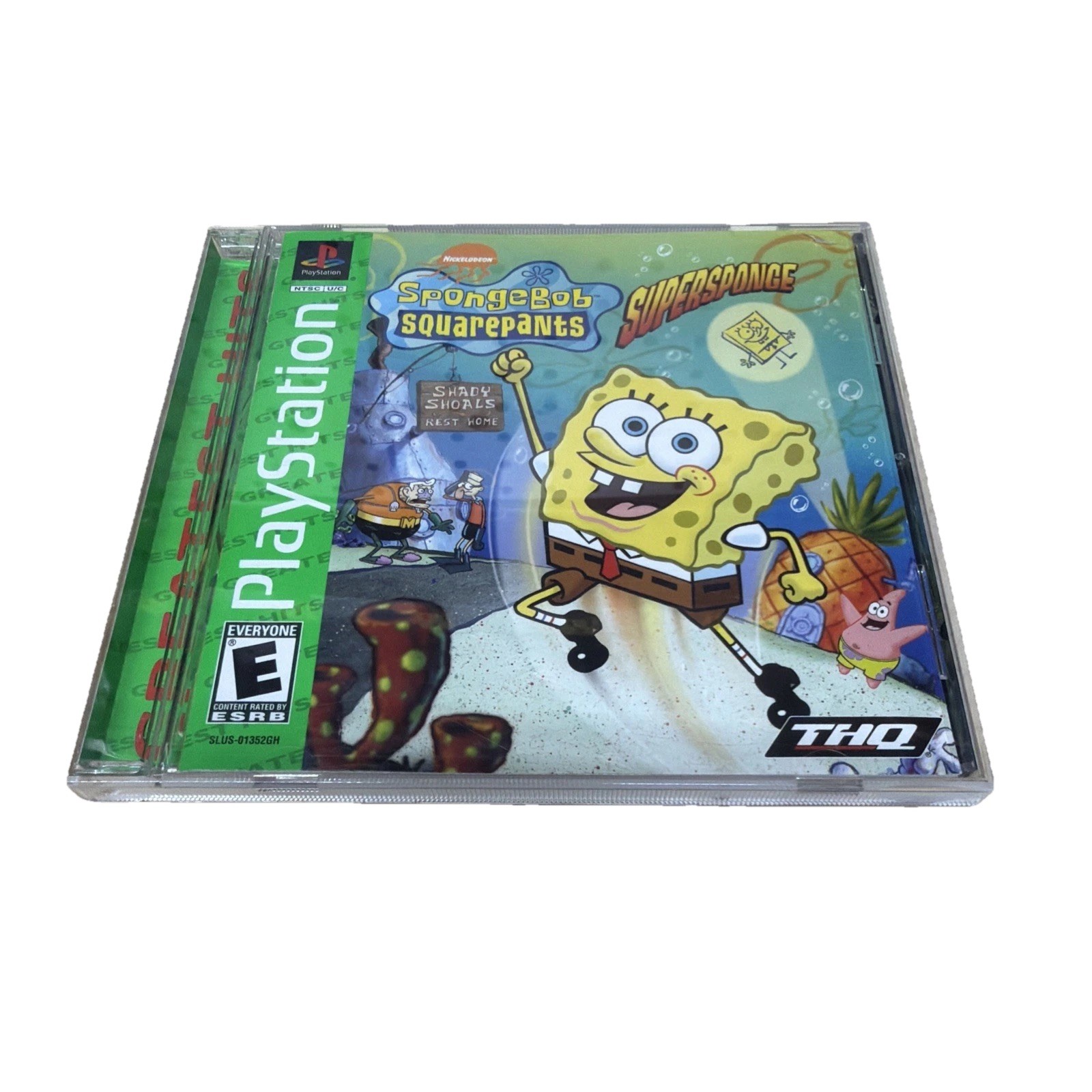 Spongebob Squarpants Supersponge Super Sponge Sony PlayStation 1  PS1 Case Only