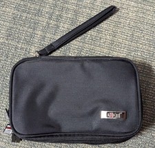 Electronics Carry Case Organizer BUBM Black 7" Travel Gameboy DS 2 Compartment