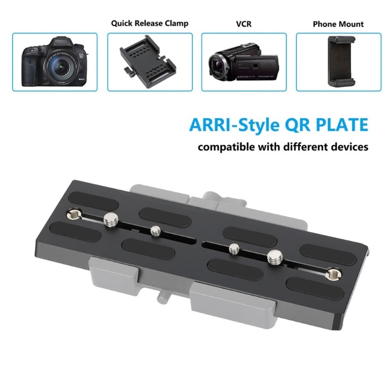 8-Inch Aluminum Dovetail Plate For Professional Camera Support And Stability