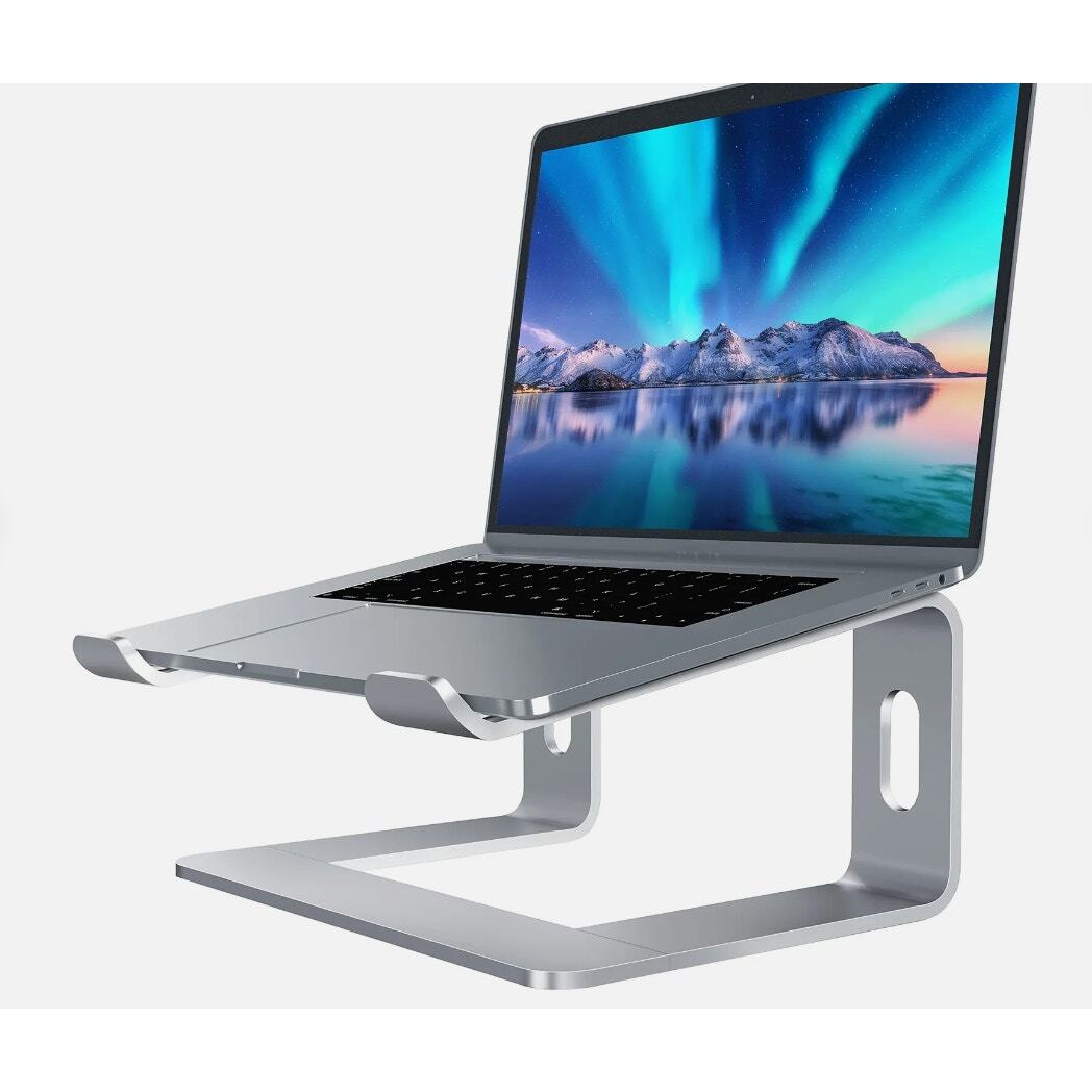 SOUNDANCE Laptop Stand, Aluminum Computer Riser, Ergonomic Laptops Elevator