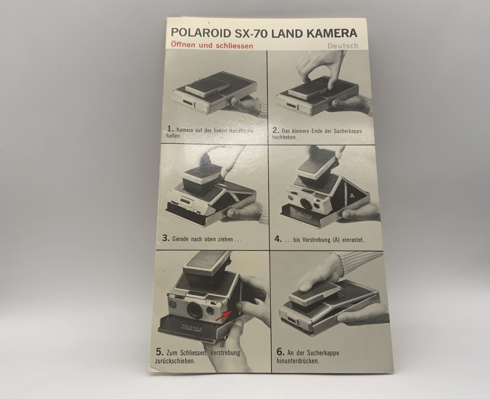Polaroid SX-70 Land Camera Manual German