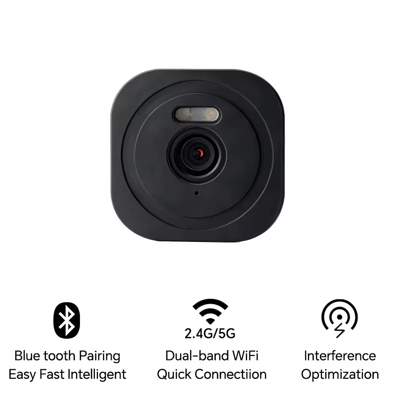 3MP 2K Tuya Window Camera,2.4Ghz & 5Ghz Wifi Indoor Cameras for Home Security W/