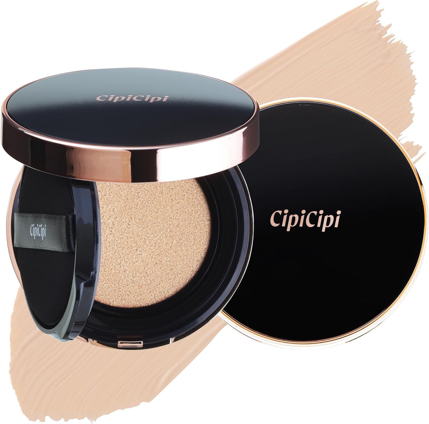 CipiCipi Fit Skin Cushion Foundation SPF40 PA+++ (02 Natural Beige) 15g Japan