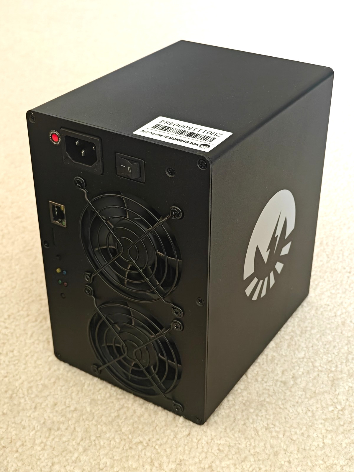 VolcMiner D1 Mini Pre Litecoin/Dogecoin LTC/DOGE Miner 2.2Gh/s 500W