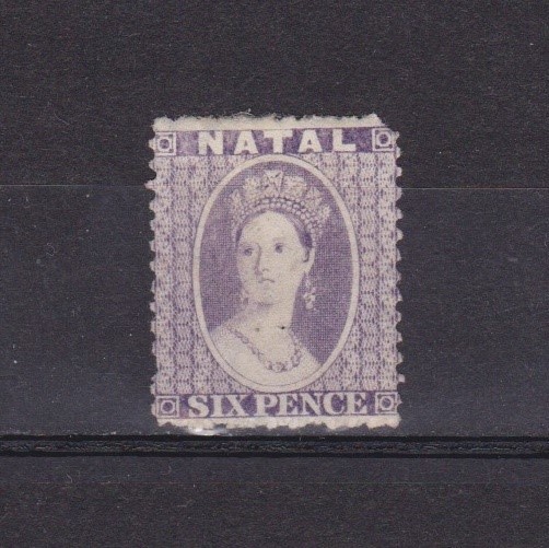 SOUTH AFRICA NATAL 1863, SG# 24, CV £90, Wmk Crown CC, Queen Victoria, MH