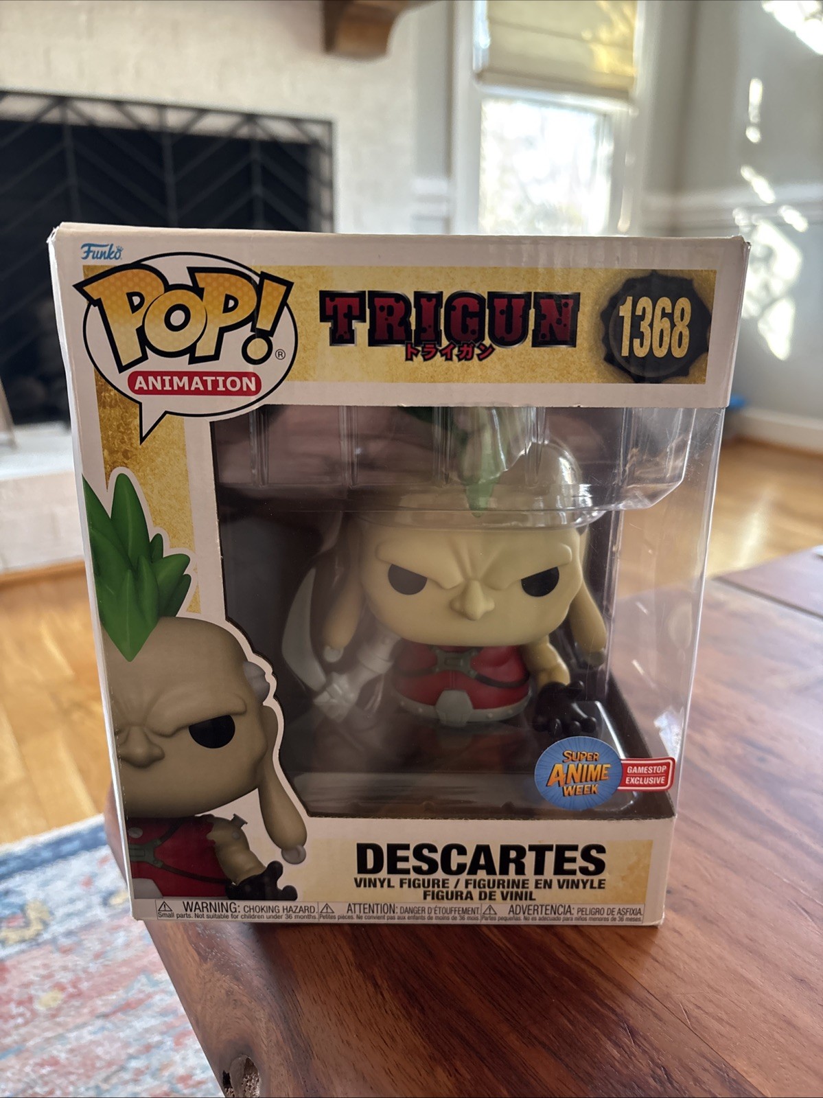 Funko Pop Trigun Descartes Vinyl Figure Collectible #1368 Game Stop Exclusive