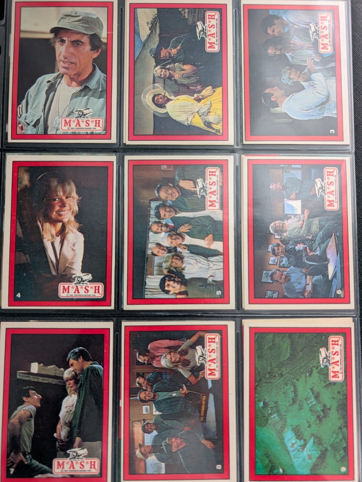 1982 Donruss M*A*S*H Mash Complete Set of 66 Cards from TV Series EX-NM 