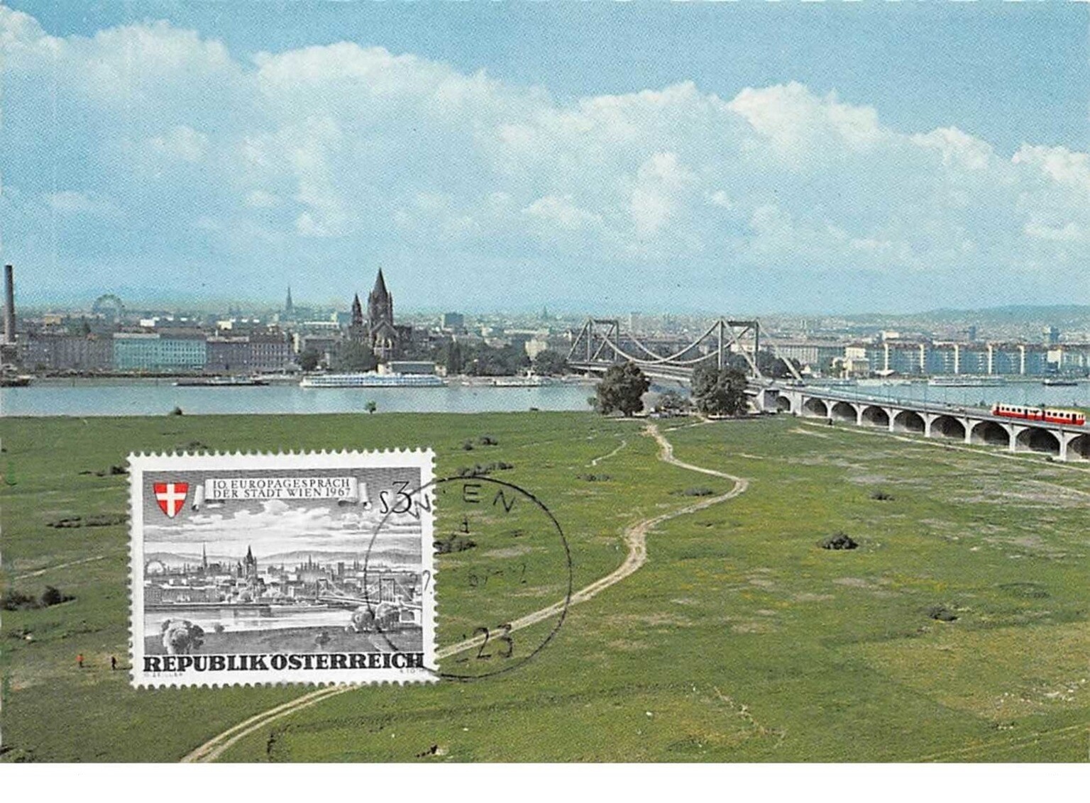 1967 Maximum Card Austria 102589 European Language Of The City Of Vienna Cachet