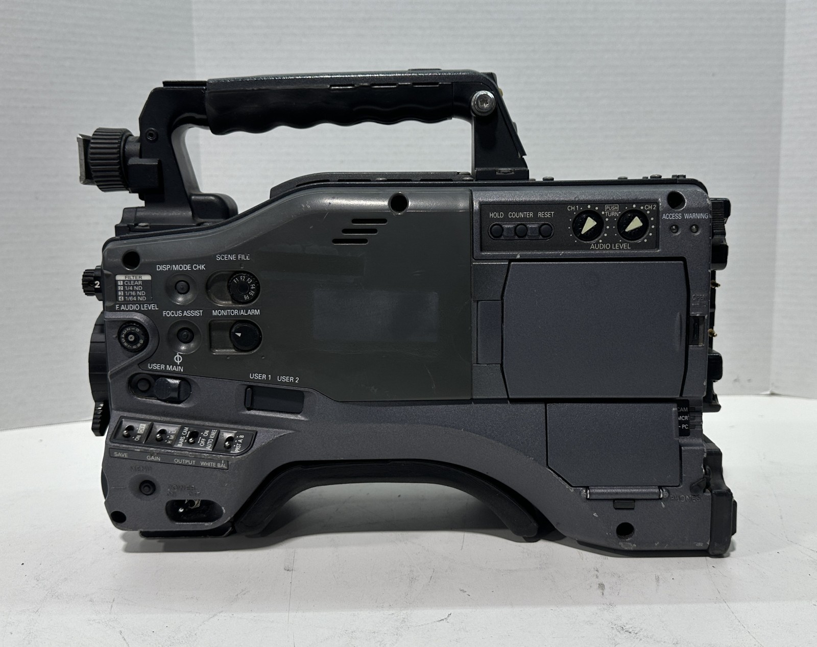 Panasonic AG-HPX500P P2 HD Shoulder Mount Broadcast Camcorder No Power No Lens