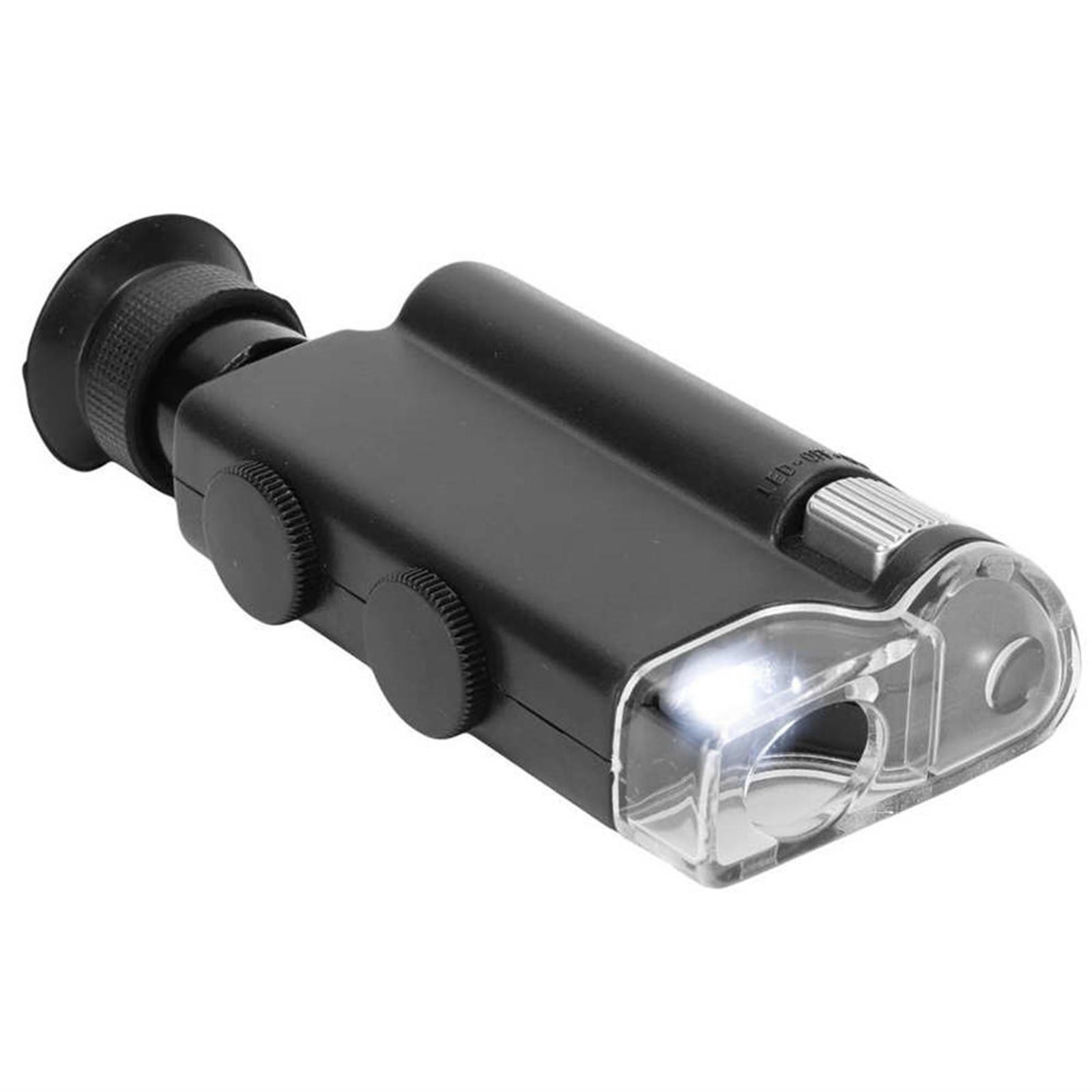 200-240X Magnifying Loupe Jewelry Jewelers Pocket Magnifier Loop Led Light