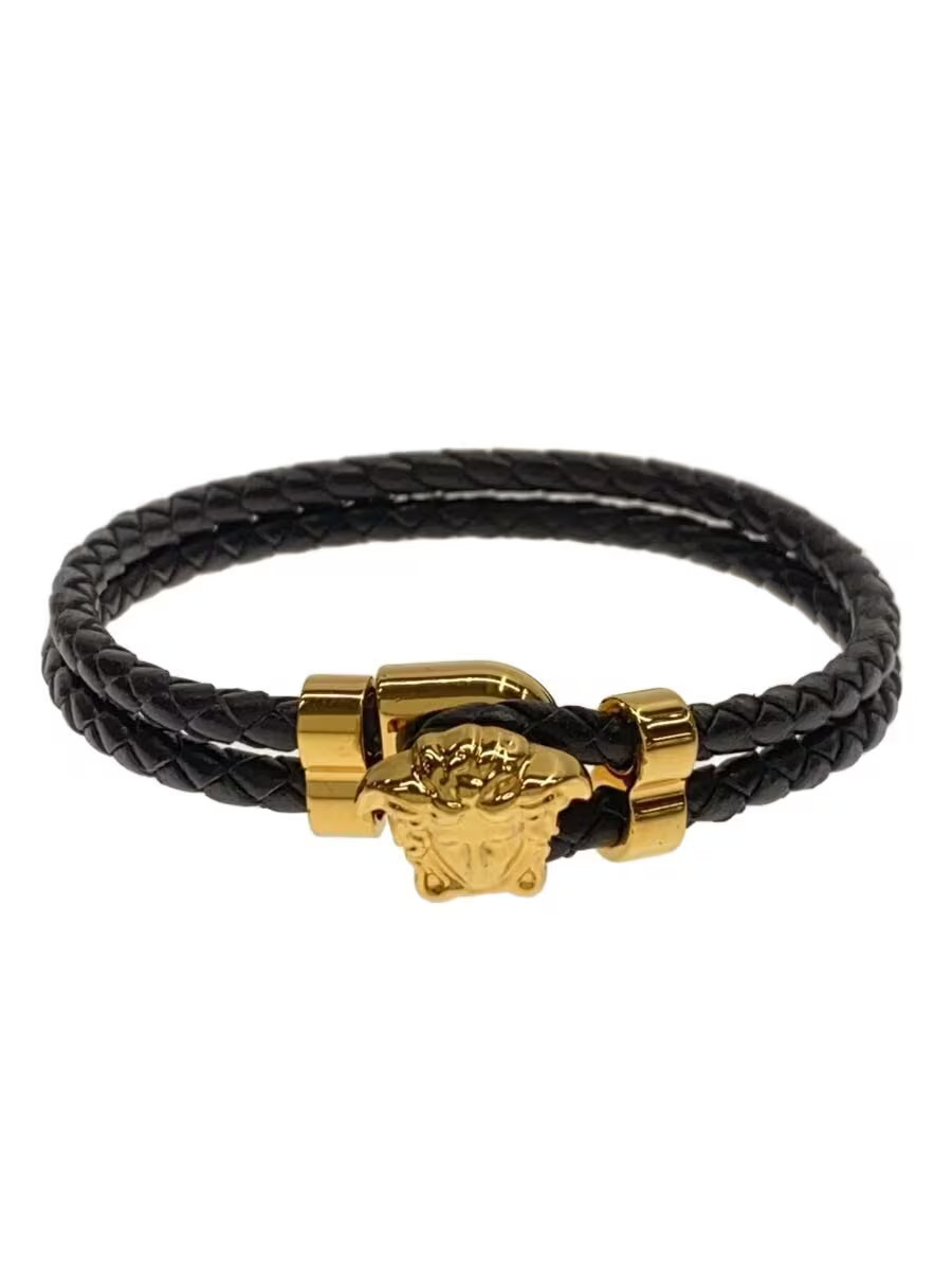 Versace Bracelet Blk Men'S Dg05579 M1m12