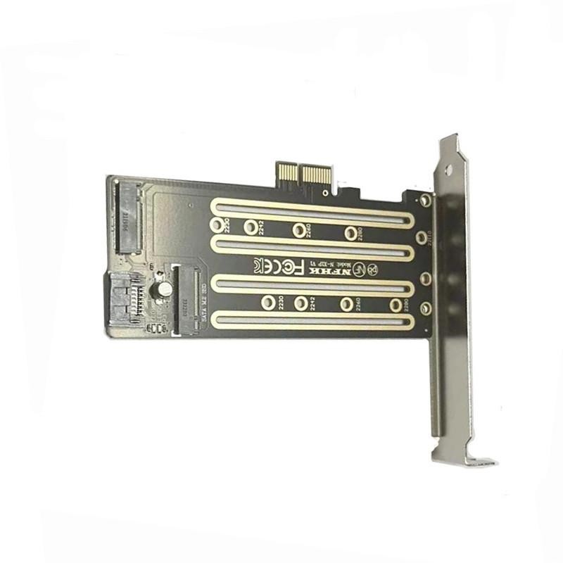 M.2 NGFF SATA NVMe SSD SSD Adapter Card B-Key  Hard Disk Interface To PCIE X1