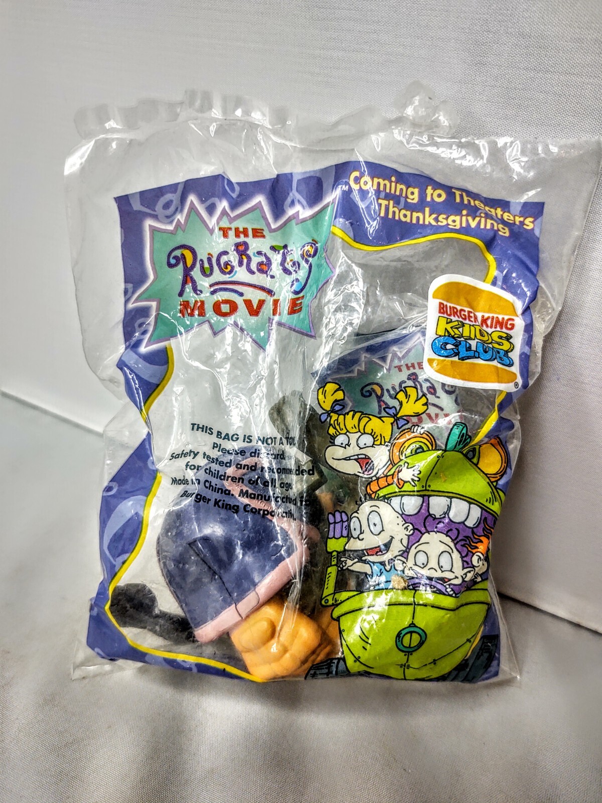 1998 Monkey Mayhem The Rugrats Movie Burger King Kids Toy Figure Figurine