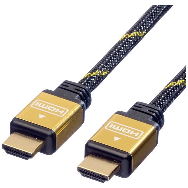 Roline 11.04.5504 ROLINE GOLD High Speed HDMI Cable with Ethernet, 7.5m