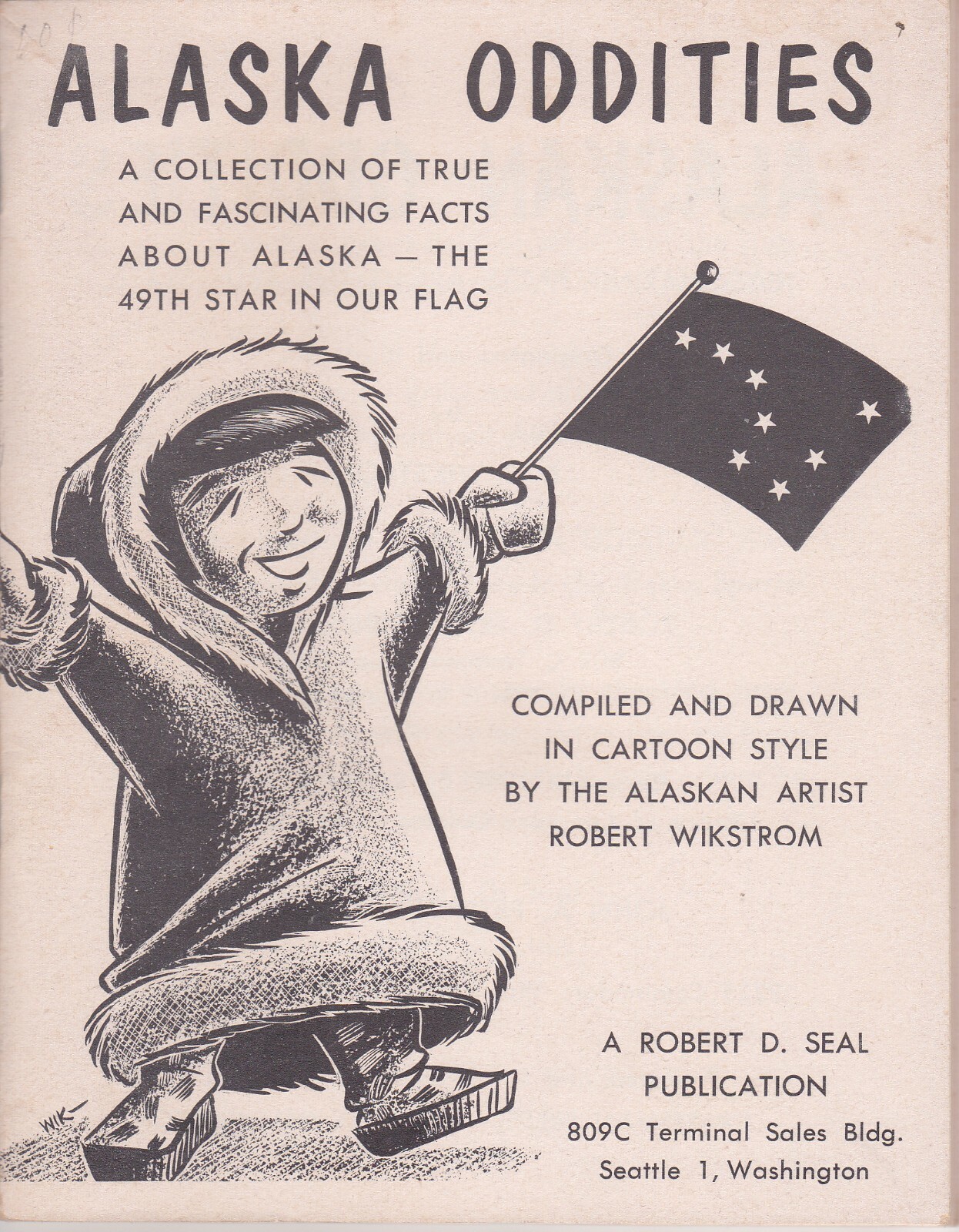 c1960 Alaska Oddities Cartoon Style Booklet