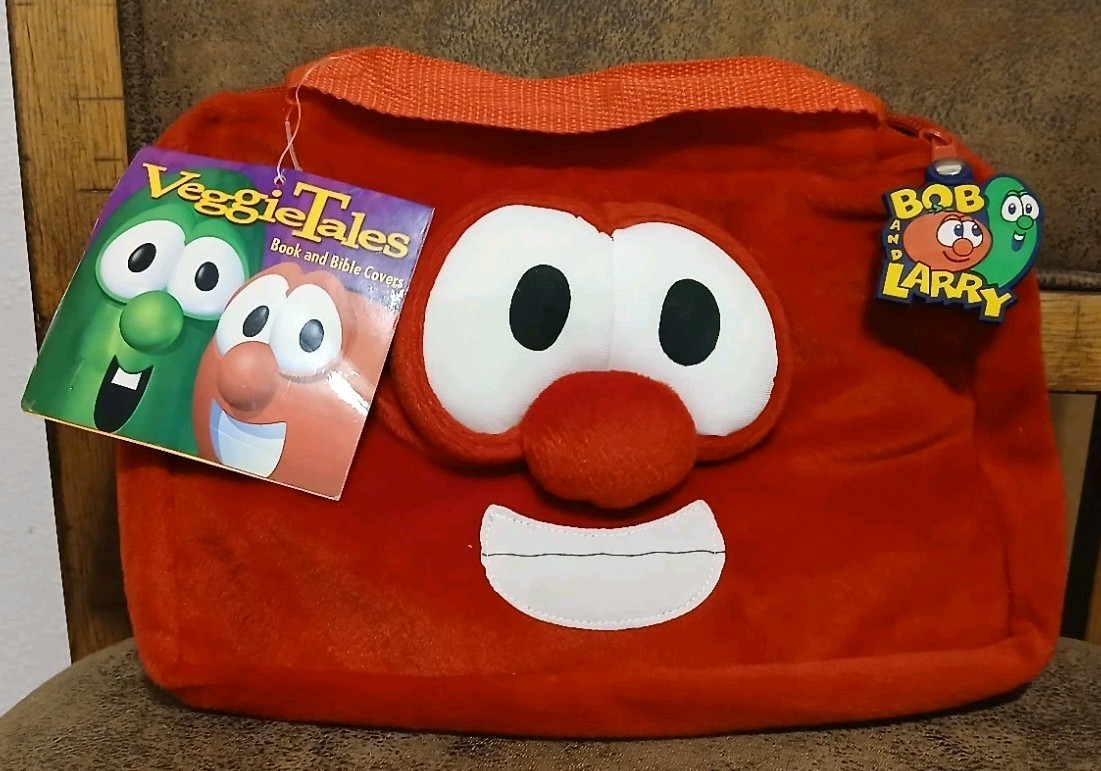 VeggieTales Bob The Tomato Bible Book Cover Carrying Case New With Tags 