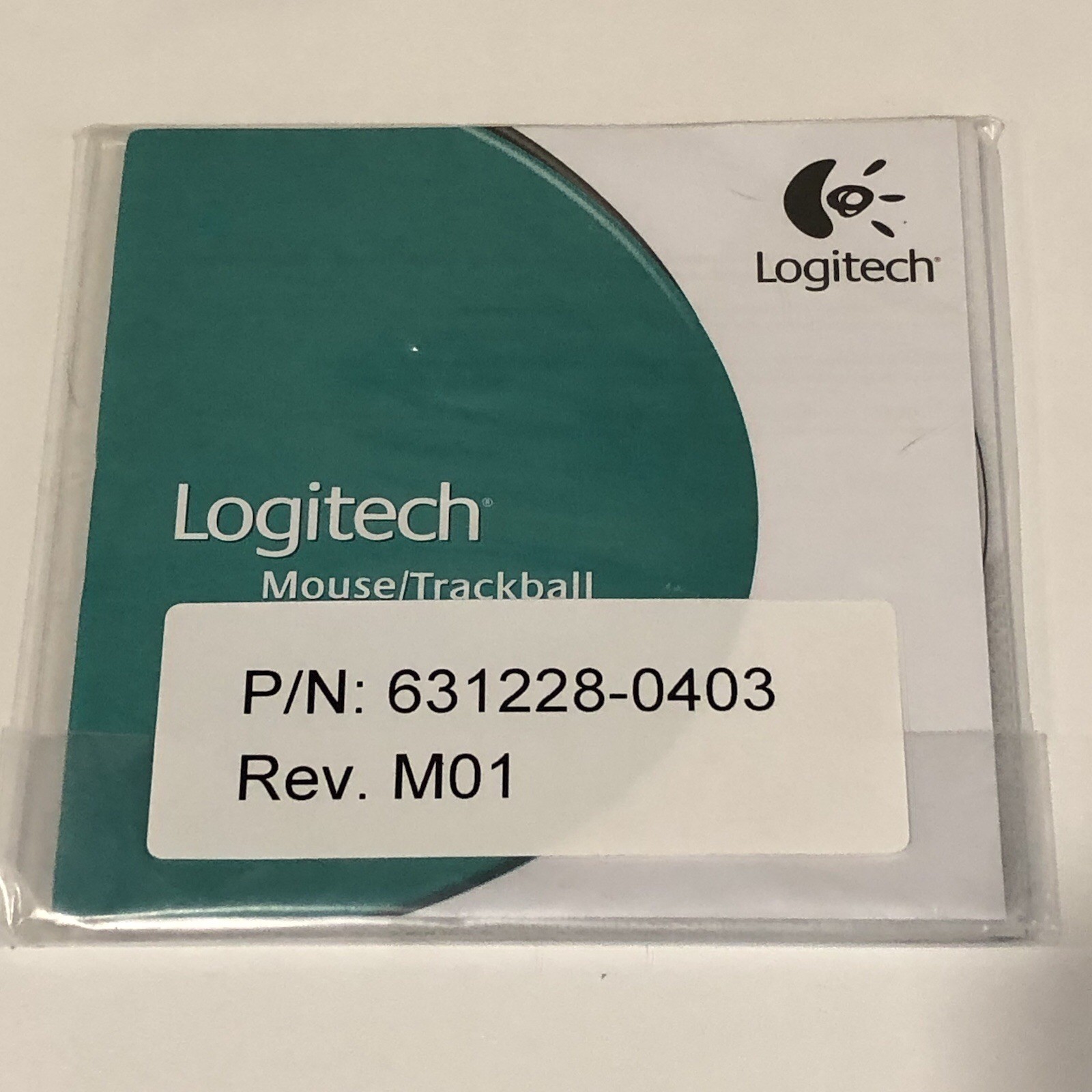 Logitech Mouse/Trackball Setup CD And Instructions ONLY 631228-0403 M01 NEW