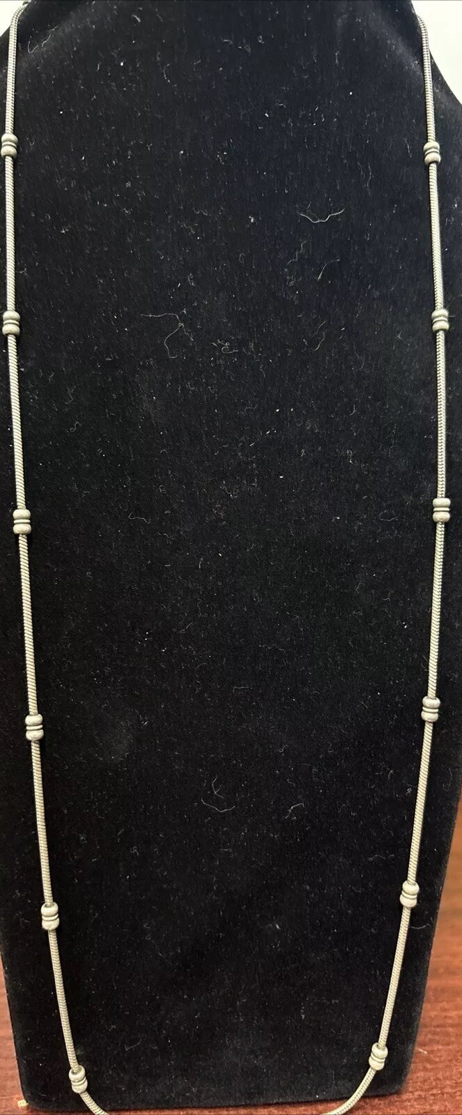 Anne Klein Silver-Tone Beaded Necklace