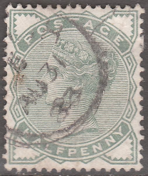 GREAT BRITAIN Postage Stamp - 1880 - ½p Queen Victoria (Sc. #78) - Used