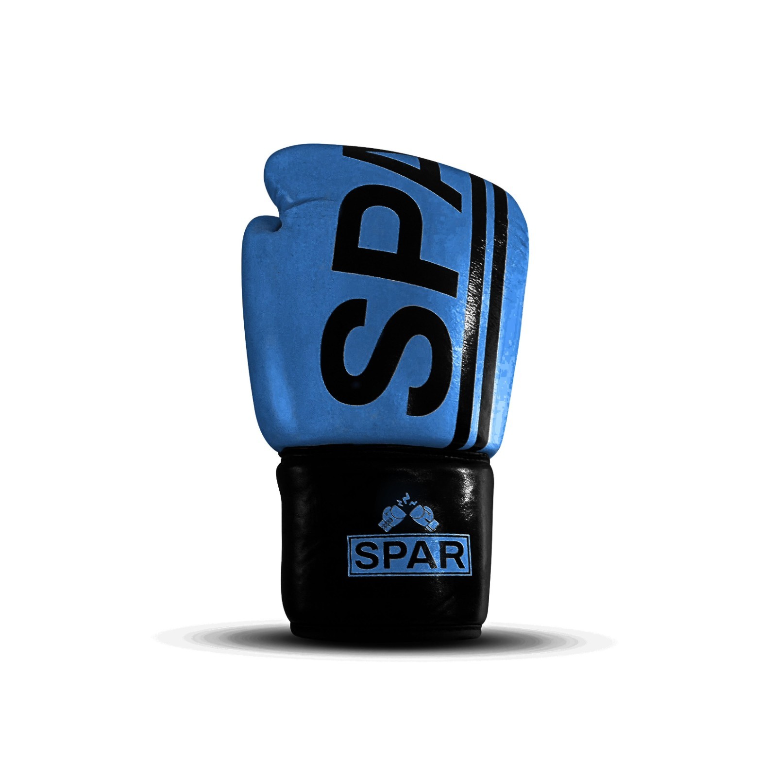 SPAR Boxing v2 Bag Gloves | Blue | 14oz | Laces | Italian Leather