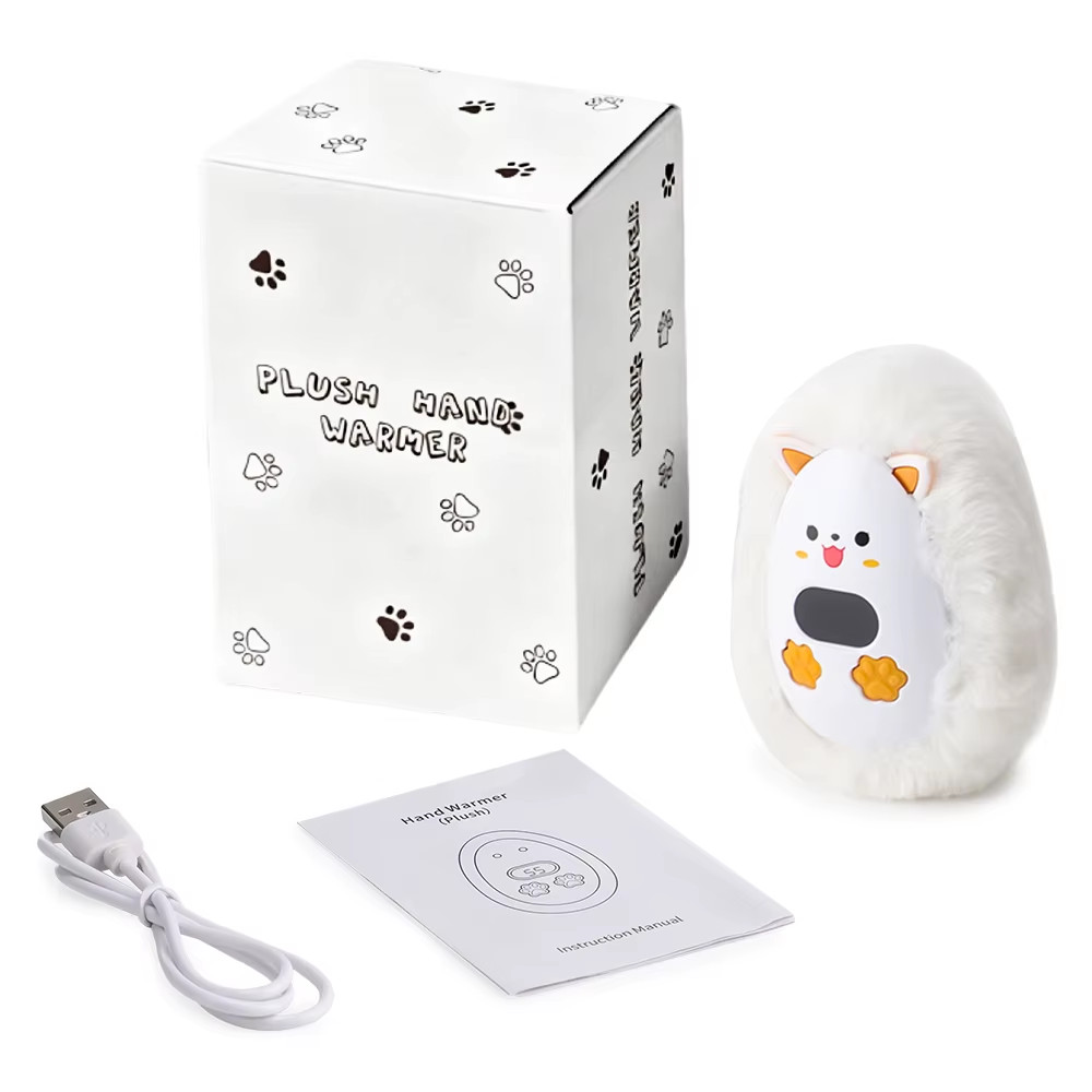 Hand Warmer USB Rechargeable Electric 3 Gears Heating Pad Explosion-Proof Winter