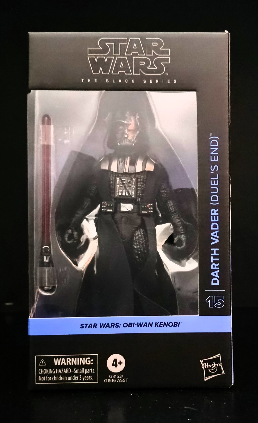 HASBRO STAR WARS OBI-WAN KENOBI BLACK SERIES DARTH VADER DUEL'S END 6" FIGURE