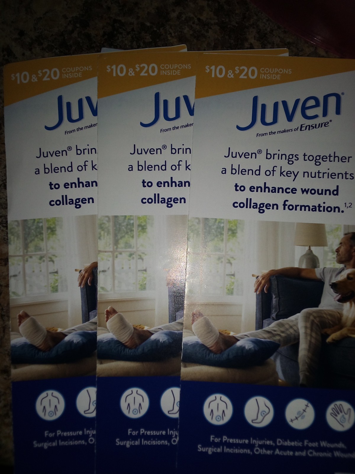 JUVEN (3) $10 Off @ Walgreens/CVS - Plus (3) $20 Off @ Amazon~6 Coupons Save $90