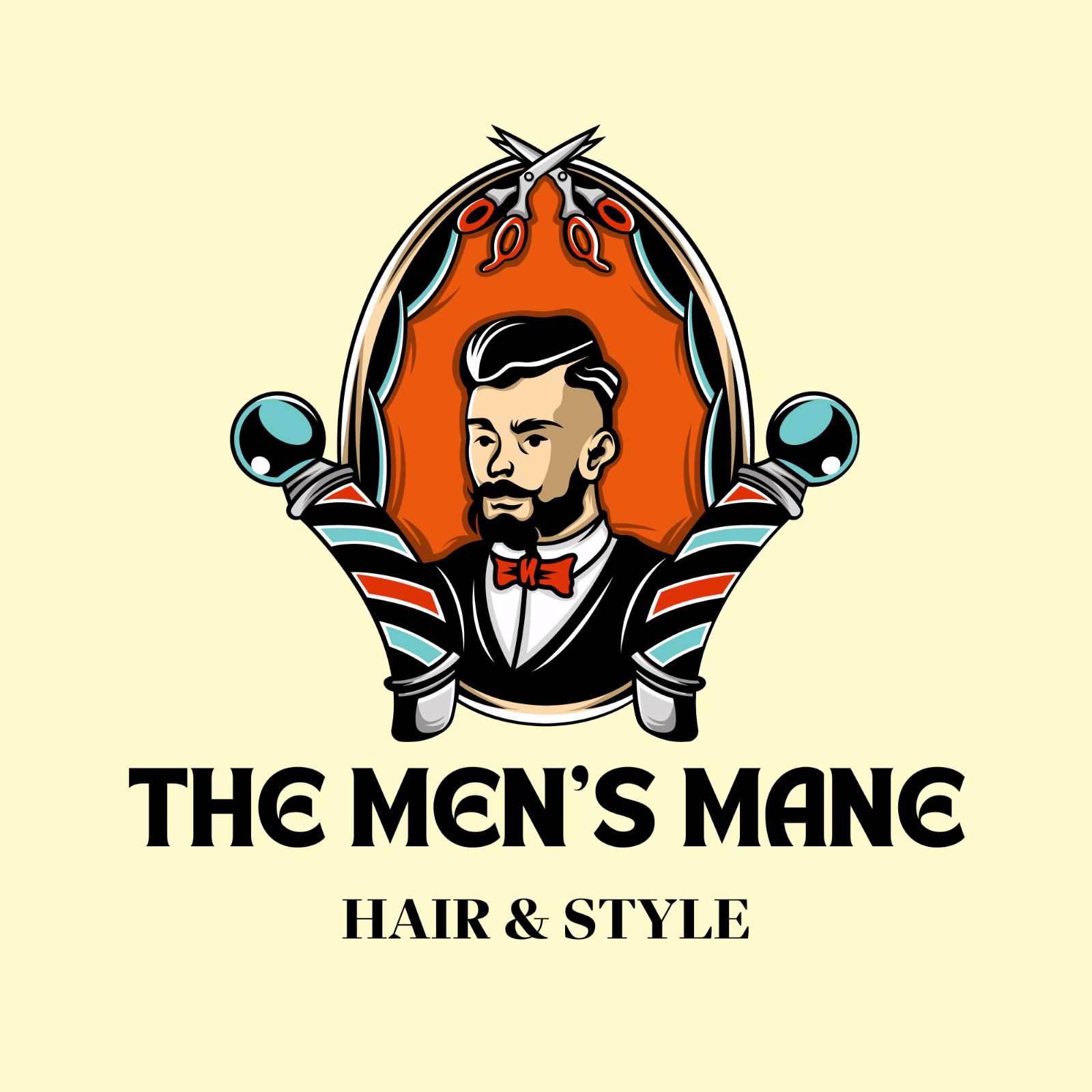 Barber Logo, Hair Cut Logo, Shave Logo, Barber Shop Logo, Hair Stylist Logo