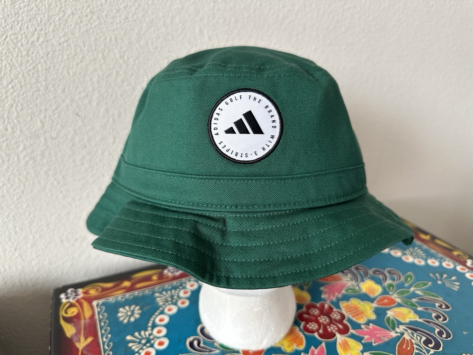 Adidas Golf Bucket Hat Cap Solid Hunter Green Unisex Adult NEW NWT