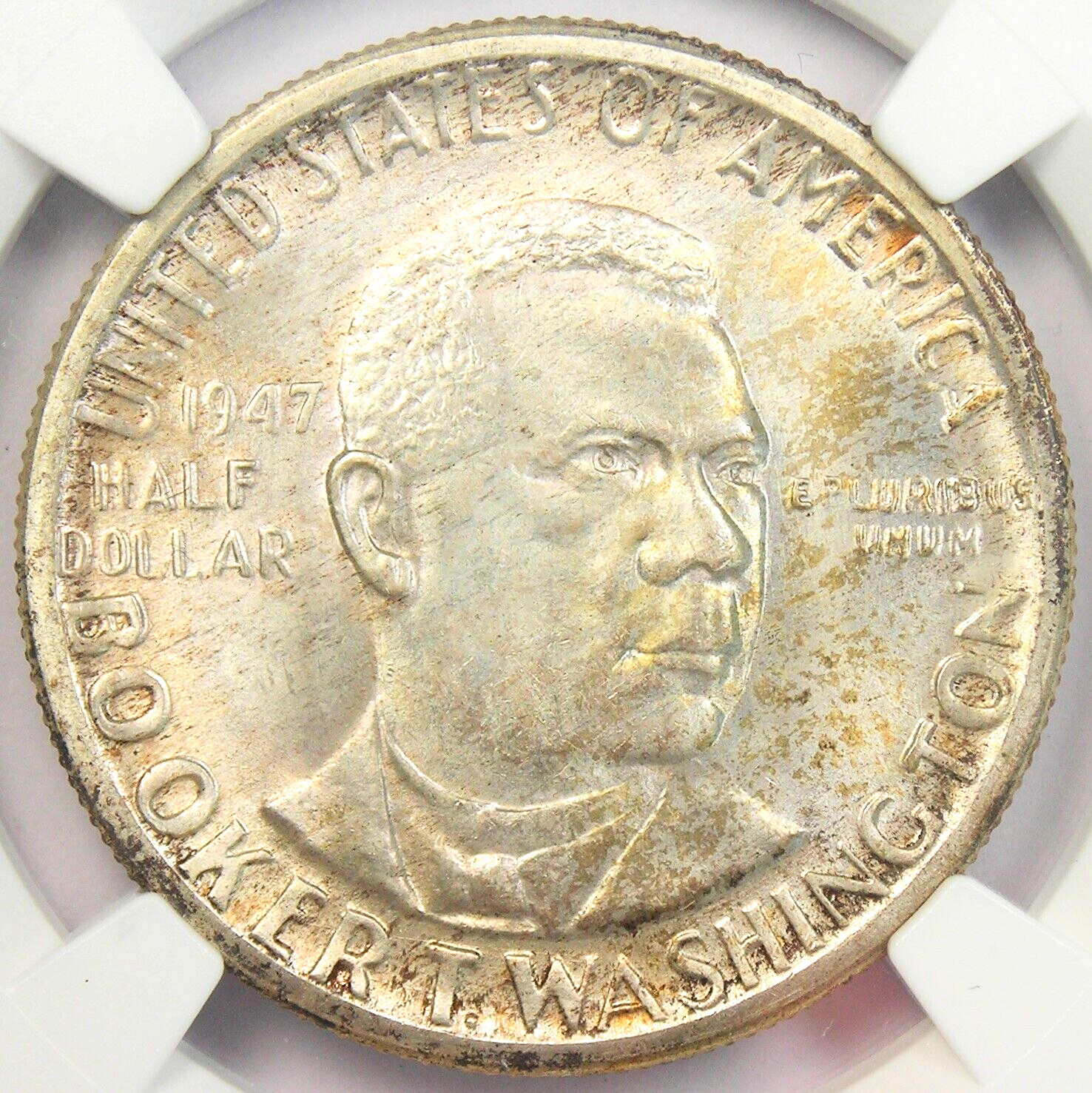 1947-D BTW Booker T Washington Half Dollar 50C - NGC MS67+ Plus - $20,000 Value