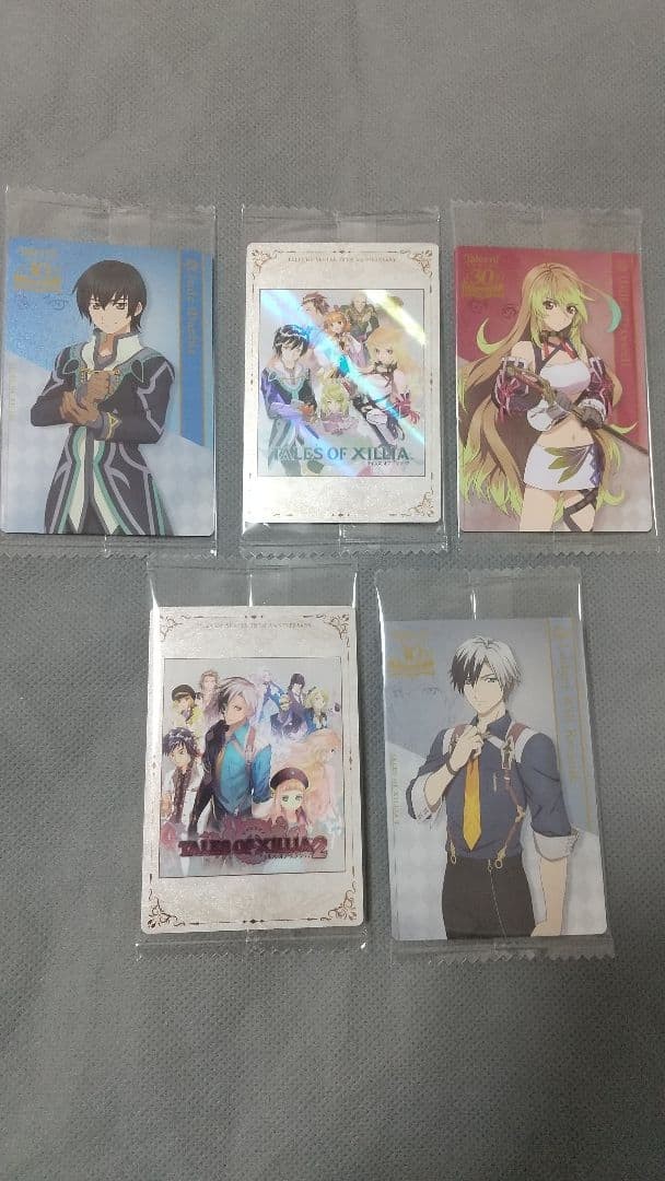 Tales of Series 30th AnnIversary Xillia Card Wafer 5-Piece Set