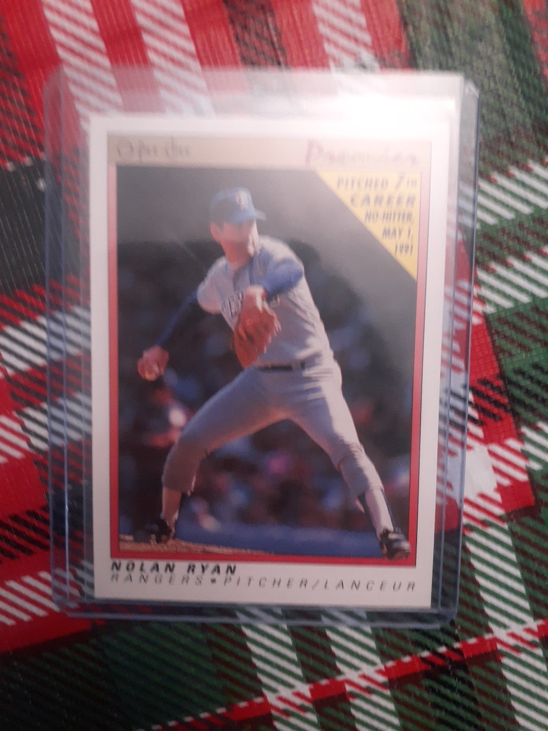 1991 Opc Premier Nolan Ryan Card # 102