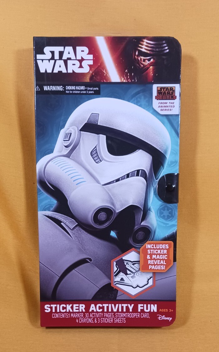 Star Wars Sticker Activity Fun Book By TARA 2015 Coloring Stickers Storm Trooper