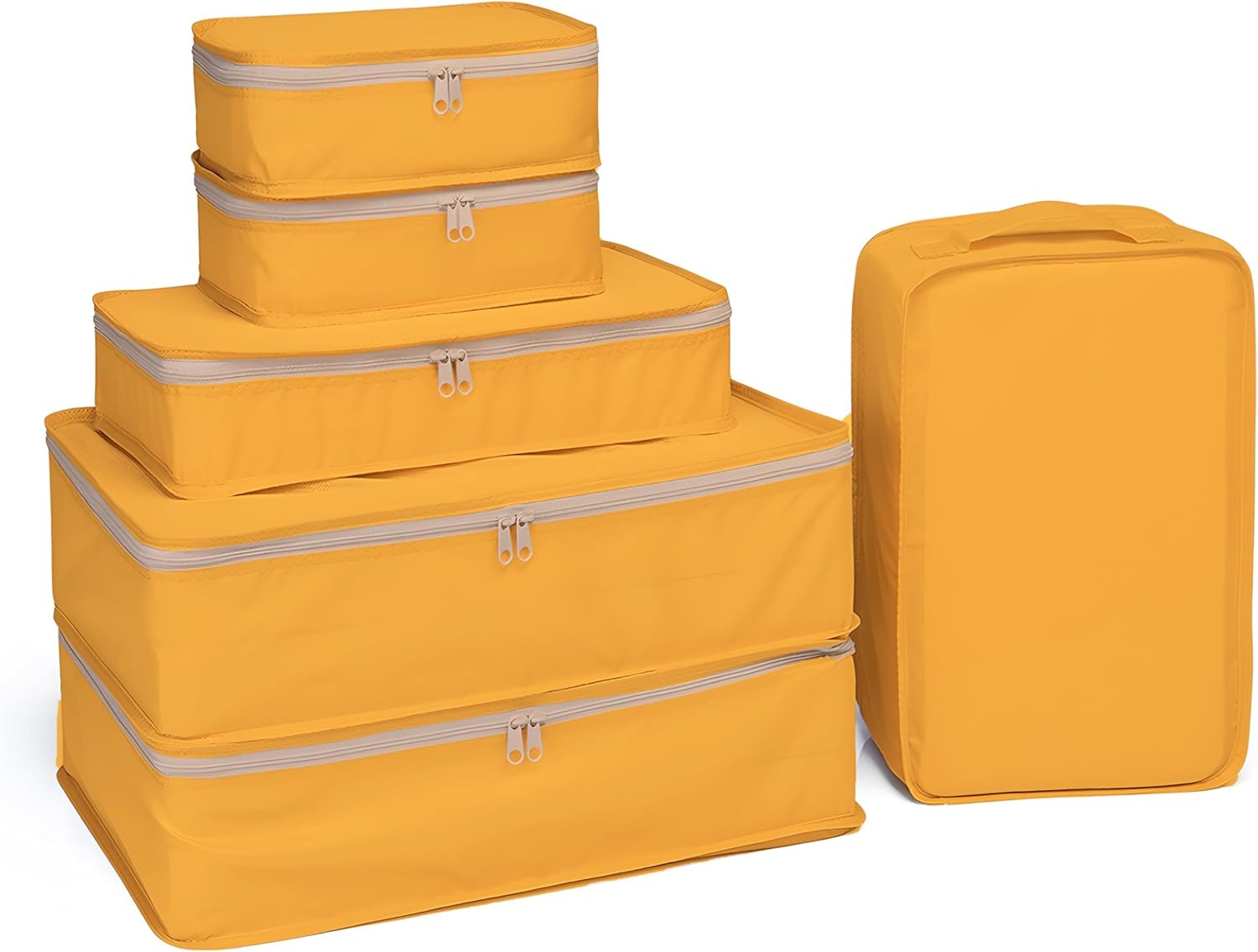 Travel Packing Cubes, Luggage Organizers with Shoe Bag